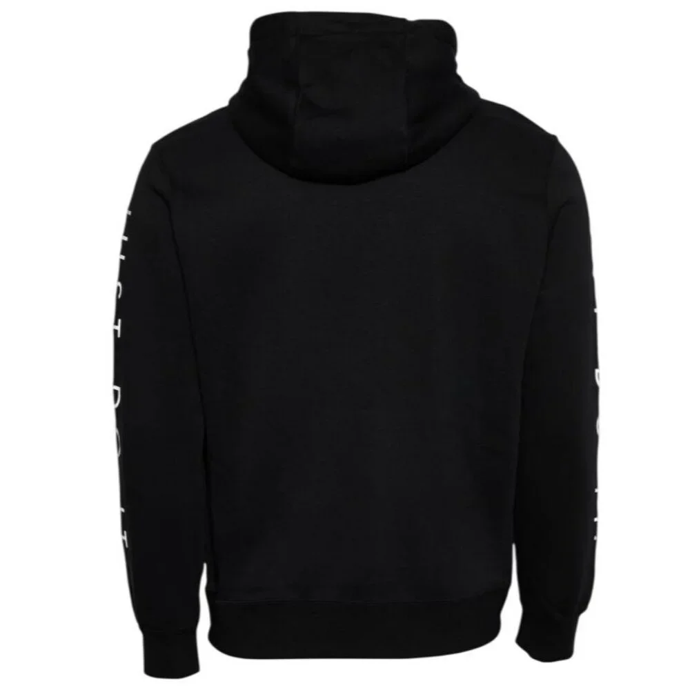 Nike Men's Air JDI Fleece Hoodie Fleece Black Reflective Size L NEW WITH TAGS! - Picture 2 of 4